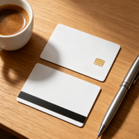 Tarjeta Inteligente con Chip RFID SLE4442/4428, Imprimible, Superficie Brillante, para Negocios, Venta Caliente
