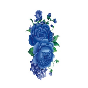 Autocollant de <span class=keywords><strong>tatouage</strong></span> temporaire imperméable et écologique pour femmes art corporel tatouages de fleurs de papillon sexy - Product Image 6