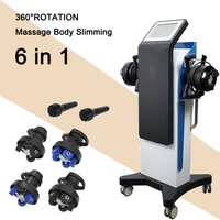 Nouvelle conception de machine de musculation et de minceur, 4 poignées de vibration pour la perte de poids, machine de massage corporel à rouleaux