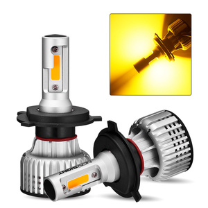 Novsight Lampadina per Fari Auto H4 COB ad Alta Potenza 3000k Giallo Dorato 10000LM 72W 9005 H7 H11 Faro <span class=keywords><strong>LED</strong></span> Luce <span class=keywords><strong>Fendinebbia</strong></span> - Product Image 2