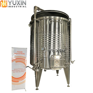 Conteneur à vin en acier inoxydable 1000l 2000l 3000l IBC à ouverture supérieure avec chemise de <span class=keywords><strong>refroidissement</strong></span> à vendre - Product Image 6