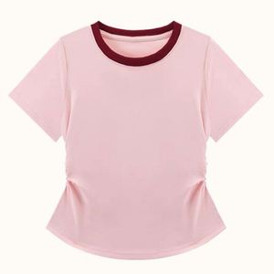 Camisetas de Verano 2025, Color Block, Corte Ajustado, Tejido Ecológico, Transpirable, de Alta Calidad, Estilo Vintage, Personalizables - Product Image 3