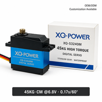Servomoteur 40KG à couple élevé, engrenage numérique en titane, étanche, pour bras robotique XQ-POWER XQ-S3240M, direct usine, 6.8V