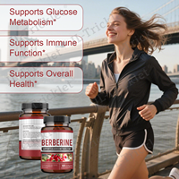 Julong OEM Capsule de chlorhydrate de berbérine aux herbes avec extrait de cannelle de Ceylan Capsule de berbérine végétalienne Capsules de berbérine Hcl