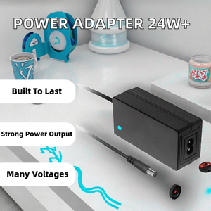 Adaptateur d'alimentation à découpage certifié RoHS, sortie unique 17V 3A 51W, en matériau PC, montage mural pour ordinateur portable et prise d'alimentation LED - Product Image 2