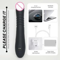 Vibrateur oscillant à poussée direct usine - Stimulateur clitoridien et œuf vibrant multifréquence rechargeable magnétique en gros