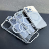 Coques de téléphone transparentes fines pour Samsung S24 Ultra, coque de téléphone hybride transparente pour iPhone 15 Pro Max, coque transparente