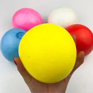 High Quality Popular Wholesale Colorful TPR Flour Ball Anti-Stress Relieve Stress Toy Squishy Ball 10CM