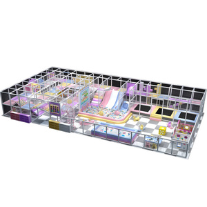 Hot Sale High Quality Custom Design Security Ball Pit <b>Trampoline</b> Role Play Indoor Playground Equipment for Kids - Product Image 3