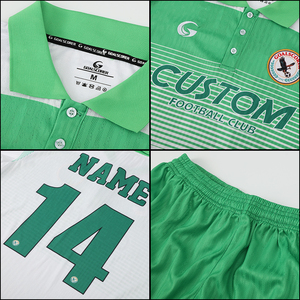 Uniforme De Fútbol Personalizado Por Sublimación De Talla Grande Con Camisa De Manga Corta Y Logo Bordado M904 - Product Image 4