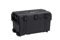 MQ1670 Boîtier en plastique étanche Roues Équipement photographique dur Boîte à outils EVA Antipoussière Antichoc OEM Personnalisable