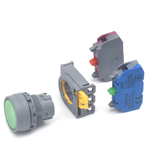 LAY6 Series 22mm 10A Current Press-Type Button Switch Self-Resetting Self-Locking Plastic Metal Material 250V in Stock - Product Image 2