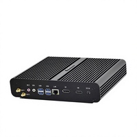 Mini PC Quad Core Tanpa Kipas Intel Celeron J3455 Perangkat Jaringan Meja DDR4 RAM 4 LAN M.2 SATA PCIe SIM Linux