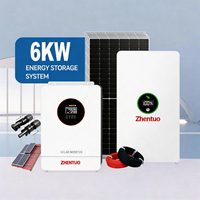 Système de panneaux solaires 3 kW, 5 kW, 10 kW, kit solaire complet pour toit, système solaire photovoltaïque connecté au réseau pour usage domestique