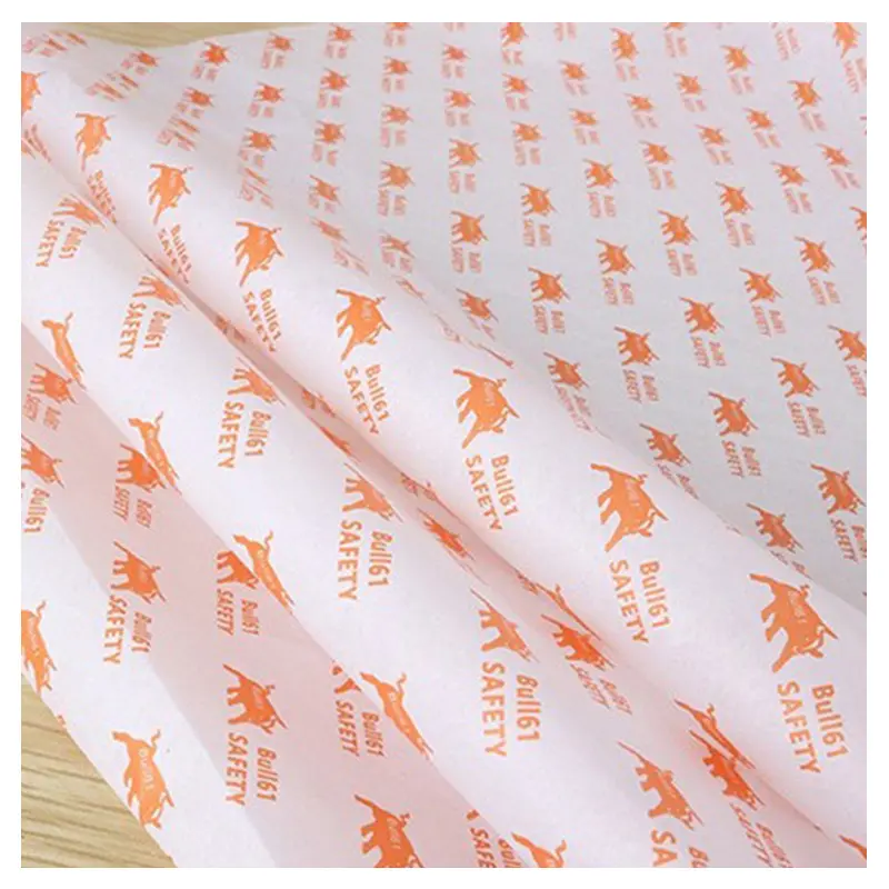 Custom Logo 17gsm Brand Printed Waterproof Packaging Christmas Gift Flower Craft Clothing Parcel Packing Wrapping Tissue Paper