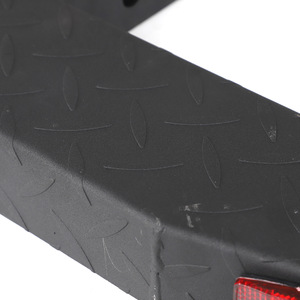 Barra de protección trasera para camioneta, acero Q195 Q235, color negro con bandera estadounidense, para mejora de camionetas pickup - Product Image 3