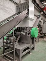 Ligne de recyclage de plastique HDPE Greenlandplast, machine de recyclage de bouteilles en plastique