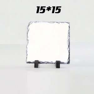 Stock entrepôt USA – Plaques de souvenirs en ardoise pour sublimation 6x6 et 8x8 pouces – Vente en gros - Product Image 3