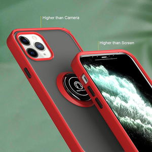 DIOUSI Funda transparente para teléfono móvil con soporte de anillo para <span class=keywords><strong>iPhone</strong></span> <span class=keywords><strong>11</strong></span>/12 <span class=keywords><strong>Max</strong></span> / 12 <span class=keywords><strong>Pro</strong></span> <span class=keywords><strong>Max</strong></span> - Product Image 3