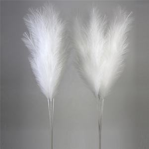 Bouquet <span class=keywords><strong>de</strong></span> grandes herbes <span class=keywords><strong>de</strong></span> la <span class=keywords><strong>pampa</strong></span> artificielles Uland pour Thanksgiving, Noël et le Nouvel An, décoration extérieure - Product Image 1