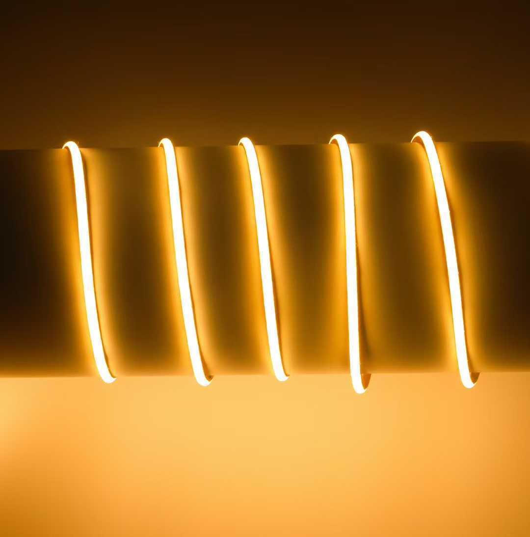 DC12V 24V 3000K 4000K 6000K COB Led Strip Light 320 Leds 8mm