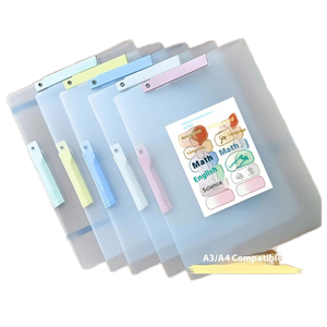 A3 Đôi Kéo Rod sinh viên giấy clipboard nhựa tạo tác xoay kết thúc kiểm tra lưu trữ tài liệu học tập fs63 UV in ấn - Product Image 5