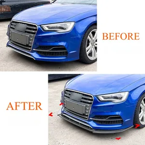 Para A3 S3 8V Standard TDI TFSI Saloon / Sportback 2013 2014 2015 2016, Alerón Delantero, Difusor, Kit de Carrocería - Product Image 2