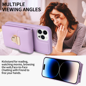 <span class=keywords><strong>Étui</strong></span> de <span class=keywords><strong>téléphone</strong></span> à <span class=keywords><strong>bandoulière</strong></span> populaire et portefeuille en cuir pour iPhone 15 Pro sac de <span class=keywords><strong>téléphone</strong></span> <span class=keywords><strong>portable</strong></span> sac à main à <span class=keywords><strong>bandoulière</strong></span> - Product Image 4