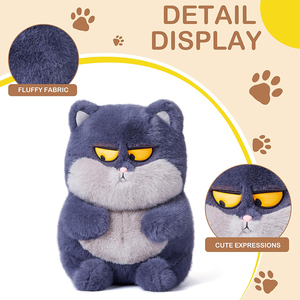 <span class=keywords><strong>Peluche</strong></span> di Alta Qualità del Gatto Grumpy, 30 cm, Morbido e Soffice, Regalo per Bambini, Ragazzi e Ragazze - Product Image 2