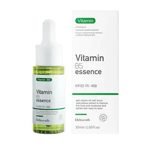 DEleventh Vitamin B5 Serum hidrata y cierra los poros Cara con vitamina B5 Suero antienvejecimiento para líneas finas Arrugas Hidratante