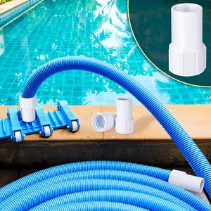 Pool Hose Connector 38mm <b>Threaded</b> Cuff For Swimming Pool Cleaning <b>Tool</b> Accessories Plastic High Quality - Product Image 3