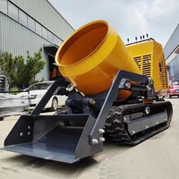 Bétonnière sur chenilles Portable Inclinable Meilleur Mini Dumper Buggy Chinois