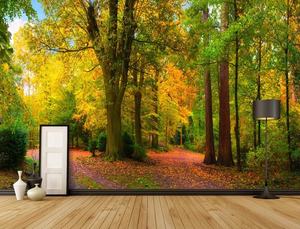 ZHIHAI tv sfondo <span class=keywords><strong>3d</strong></span> fiori di frutta fresca stampa muro di fiori - Product Image 3