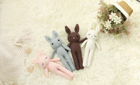Jouets en crochet personnalisés en coton biologique pour bébé, lapin, 2021, jouets en crochet faits à la main, animaux en peluche kawaii
