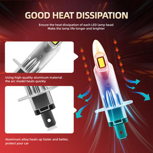 Phare LED H7 6000K 12V H4/H7/H11/9005/HB3/9006 pour voiture, Plug & Play, 70W 4000LM - Product Image 5