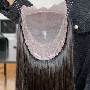 Shy 2024 Vente en gros de haute qualité pour dentelle avant 16 pouces 5x5 dentelle avant 8x8 Topper couleur naturelle droite cheveux humains - Product Image 1