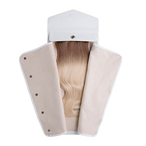 Custom-made wig storage <b>dust</b> <b>bags</b>, hair styling <b>bags</b>, wig storage <b>bags</b>, PU leather folding storage <b>bags</b> - Product Image 4