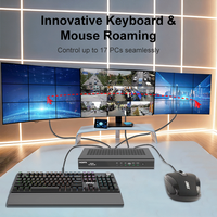 Codificador/Decodificador HDMI AV sobre IP PINWEI SDVoE JPEG2000 H264 H265 4K60 1080P KVM sobre IP RS232 y Video Wall con Función Roaming