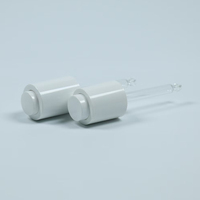 Vente en gros de bouchons compte-gouttes rotatifs de 20 mm avec pipette pour flacon d'huile essentielle