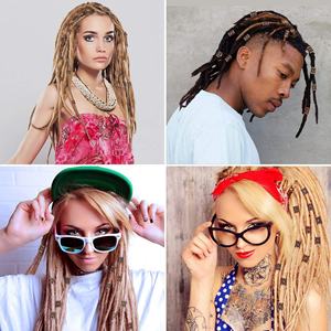 Ruyan 24 pièces/ensemble <span class=keywords><strong>Viking</strong></span> Rune cheveux tresse redoute Dreadlock <span class=keywords><strong>barbe</strong></span> perles anneaux Tubes pour hommes femmes cheveux accessoires - Product Image 6