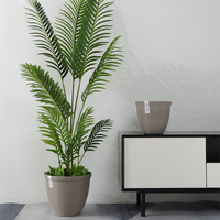 Petits/grands pots de fleurs en plastique pour la décoration intérieure et extérieure, jardinières, vente en gros pour les centres commerciaux