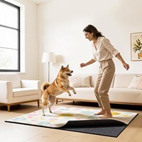 Sous-couche de tapis imperméable en TPE avec rembourrage pour tapis, protection antidérapante pour sols en bois dur, tapis en feutre