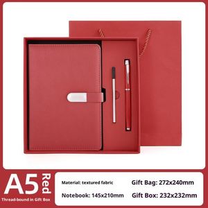 Wholesale Customized Business High Quality Promotion Paper Magnetic A5 Journal Notebook Pen Embossed Printing Modern Design - Product Image 6
