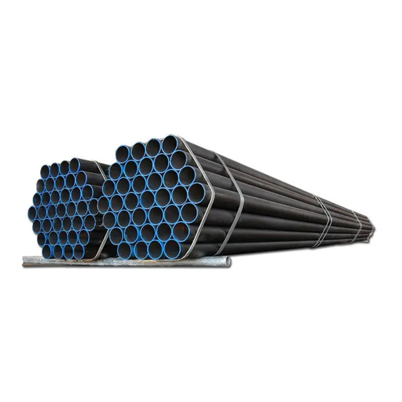 ASTM A106 Черный ERW Полая труба бесшовная углеродистая сталь круглая горячекатаная 4-дюймовая бесшовная стальная труба цены