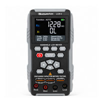 LCR-2 Testeur numérique LCR automatique 100 kHz 99999 comptes 0,3 % Testeur de composants portable avec 5 fréquences et enregistrement des données