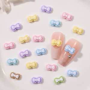 <span class=keywords><strong>Macaron</strong></span> Double Couleur Nœud Mignon Bijoux d'Ongles en Résine Stéréo Décoration pour Ongles et Épingles à Cheveux Vente en Gros - Product Image 3