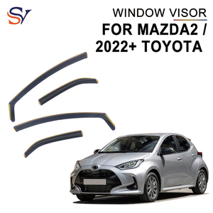Deflector de Ventana Personalizado de Material PC para <span class=keywords><strong>Toyota</strong></span> <span class=keywords><strong>Yaris</strong></span>/<span class=keywords><strong>Mazda</strong></span> <span class=keywords><strong>2</strong></span> <span class=keywords><strong>2022</strong></span>, Venta al por Mayor INCHANNEL - Product Image 1