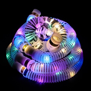 Tube Pop lumineux de 20cm, jouets pour enfants, jouets scintillants pour Halloween, fête de noël, bâtons lumineux, jouets extensibles de retour - Product Image 2