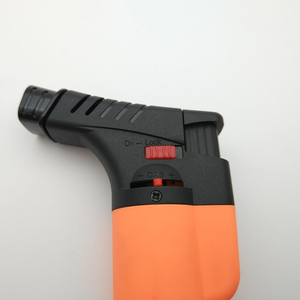 JC-20139 Modern Design Refillable Cigar Lighter with Two Flames Jet Slant Torch - Product Image 4