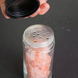 18PCS Can Seasoning Glass Bottle Jar Set Kitchen Storage <b>Spice</b> Condiment Glass <b>Rotating</b> <b>Rack</b> Organizer Glass Seasoning <b>Rack</b> Set - Product Image 4